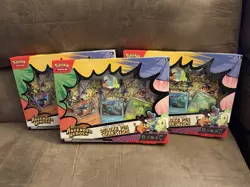 LOT OF 3 Pokemon TCG Ascended Heroes First Partners Deluxe Pin Collection - Image 1