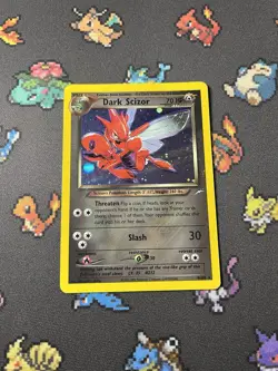 Pokemon Dark Scizor 9/105 Neo Destiny - MP/HP - Image 1
