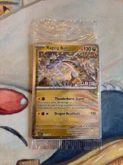 Raging Bolt 111/142 Stellar Crown Best Buy Sealed Promo Pokemon Card Stamped - Image 1