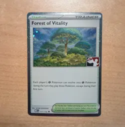 Forest of Vitality 117/132 HOLO Play! Pokemon Prize Pack Series 8 Stamped (NM) - Image 1