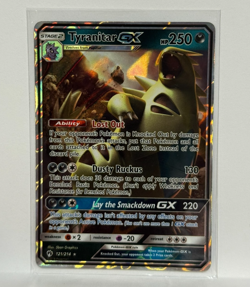 Pokemon TCG Tyranitar GX 121/147 Burning Shadows Ultra Rare NM/M - Image 1
