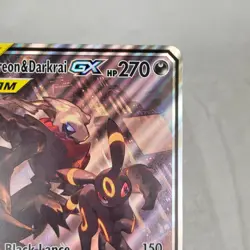 JUMBO Oversized Umbreon & Darkrai GX Tag Team Promo SM241 Pokemon NM - Image 5