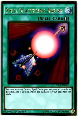 Spell Shattering Arrow - PGL3-EN082 - Gold Rare - 1st Edition Lightly Played Pre - Image 1