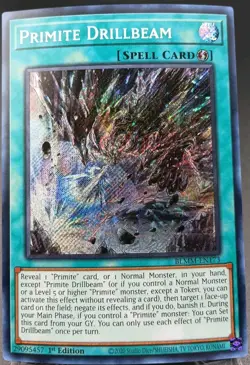 Yugioh Primite Drillbeam BLMM-EN173 Secret Rare 1st Ed NM - Image 1