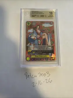 2026 One Piece The Azure Sea’s Seven Boa Hancock Sp BGS 10 English! - Image 1
