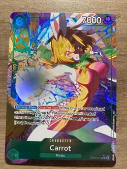 Carrot (Alternate Art) EB03-013 Extra Booster: One Piece Heroines Edition NM - Image 1