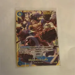 Namco Monkey.D.Luffy OP11-118 A Fist of Divine Speed Secret Rare Foil 8000 Rush - Image 1