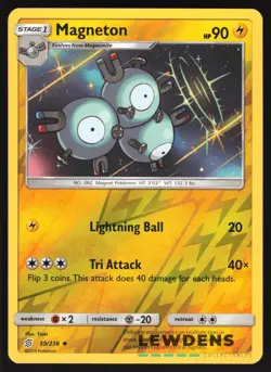 Magneton - 59/236 - Reverse Holo Uncommon - Unified Minds - Pokemon Card - Image 1