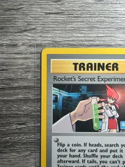 Pokemon Rocket’s Secret Experiment 1st Edition Trainer Card 120/132 NM - Image 3