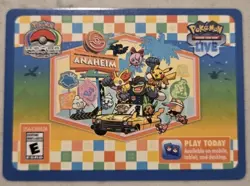 2025 Pokemon World Championship Paradise Resort Cover Card Anaheim - Image 1