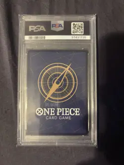 Monkey D. Luffy One Piece Card Game Emperors in the New World Foil PSA 9 OP09-1… - Image 2