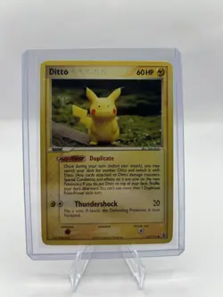 Ditto [Pikachu] 63/113 - EX Delta Species - Pokemon Card 2005 LP - Image 1