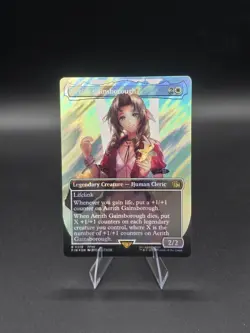 MTG - Aerith Gainsborough - (Borderless) (Surge Foil) NM Foil - Image 1
