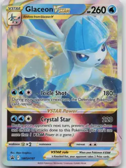 Glaceon VSTAR Promo SWSH: Sword & Shield Promo Cards SWSH197 NM - Image 1
