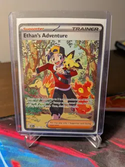 Pokemon TCG Ethan's Adventure Special Illustration Card 236/182 Destined Rivals - Image 1
