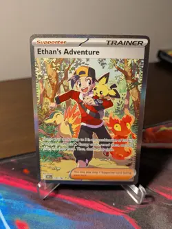 Pokemon TCG Ethan's Adventure Special Illustration Card 236/182 Destined Rivals - Image 2