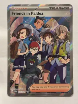 Friends in Paldea SV: Prismatic Evolutions 137/131 Pokemon card NM - Image 1
