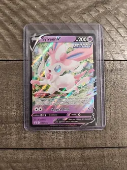 Sylveon V SWSH202 Ultra Rare Holo Black Star Promo Pokemon Card - Image 1