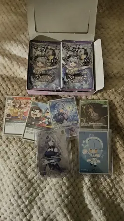 Hololive OFFICIAL CARD GAME Curious Universe ENGLISH Booster Opened Box/packs - Image 2