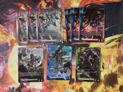 Gundam Card Game LR lot of 9 - Image 1