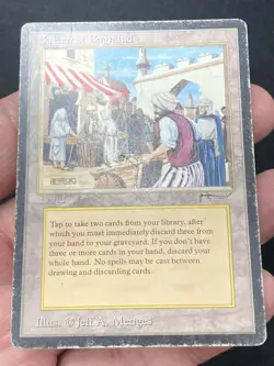 ***Bazaar of Baghdad (Light Indents & Edge Wear)** MTG Arabian Nights Kid Icarus - Image 3