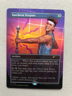 Mtg Carte Magic Secret Lair Countdown Isochron Scepter FOIL English NM - Image 1