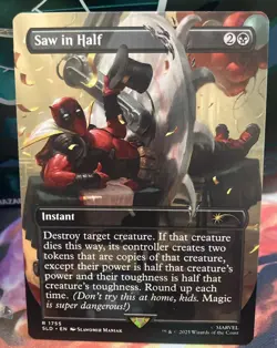 Saw in Half - Secret Lair Drop Series - 1755 - #Near Mint Magic the Gathering - Image 1