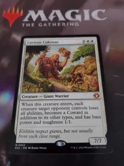 Mtg. Curious Colossus. Lorwyn Eclipsed. Pack Fresh - Image 1