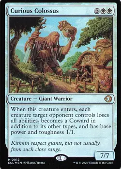Curious Colossus Lorwyn Eclipsed Foil - Image 1