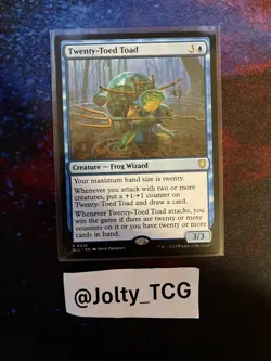 Twenty-Toed Toad Commander: Bloomburrow Regular - Image 1