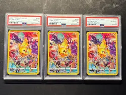 PSA 10 Triple Sequential 🔥Pokemon Pikachu 160/159 Crown Zenith SR FA holo 2023 - Image 1