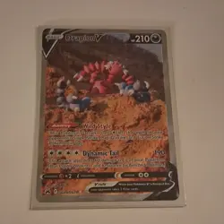 Pokemon Drapion V GG49/GG70 Ultra Rare Holo Crown Zenith Galarian Gallery - Image 1