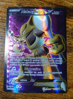 Alakazam EX 117/124 Fates Collide Pokemon Card VLP-NM - Image 1