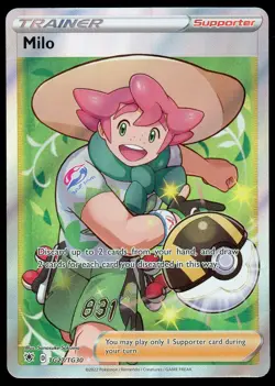 Pokemon TCG Milo TG27/TG30 Ultra Rare Astral Radiance Trainer Gallery NM - Image 1