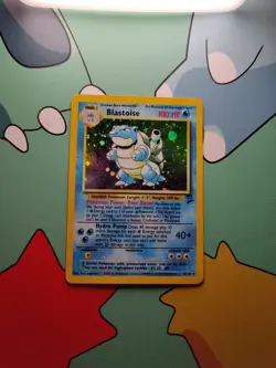 WOTC 1999 Blastoise Base Set 2 HOLO UNLIMITED RARE 2/130 LP/NM 💎💎💎 - Image 1