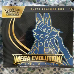 Pokemon TCG Mega Evolution Lucario Elite Trainer Box ETB NEW FACTORY SEALED - Image 1