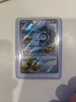 Pokemon TCG Piplup Full Art Illustration Rare 098/094 NM Phantasmal Flames - Image 1