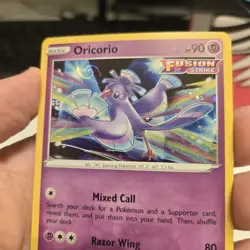 Oricorio Pokemon SWSH210 Black Star Promo with Full HD Swirl - Image 2