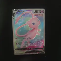 Pokemon TCG Mew V (Full Art) 250/264 Swsh08: Fusion Strike Holo NM - Image 1