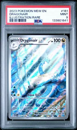 Dragonair PSA9 Pokemon Scarlet & Violet SV 151 Illustration Rare 181/165 Holo IR - Image 1