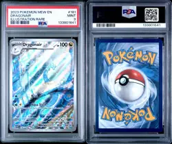 Dragonair PSA9 Pokemon Scarlet & Violet SV 151 Illustration Rare 181/165 Holo IR - Image 3