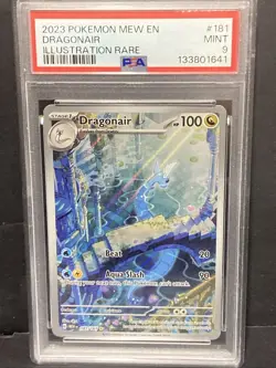 Dragonair PSA9 Pokemon Scarlet & Violet SV 151 Illustration Rare 181/165 Holo IR - Image 4