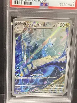 Dragonair PSA9 Pokemon Scarlet & Violet SV 151 Illustration Rare 181/165 Holo IR - Image 5