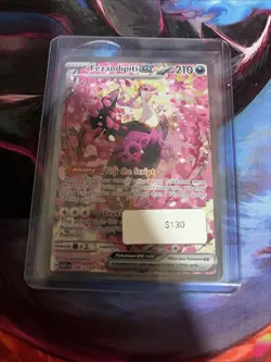 Pokemon TCG Ascended Heroes Fezandipiti ex 288/217 SIR English NM Pack Fresh - Image 1