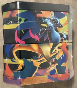 Lot of 2 Pokemon TCG Mega Charizard X + Y ex Tin Bundle Sealed New *IN HAND* - Image 2