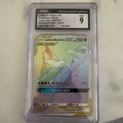 Pokemon Latias & Latios GX Team Up 190/181 Secret Rare SM Rainbow Rare Holo Mint - Image 1