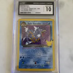 Dark Gyarados (Team Rocket) Holo Pokemon Celebrations Classic Collection CGC 10 - Image 1