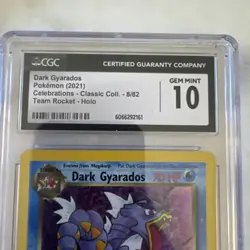 Dark Gyarados (Team Rocket) Holo Pokemon Celebrations Classic Collection CGC 10 - Image 2