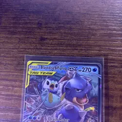 Pokemon Blastoise & Piplup GX 38/236 Sun And Moon Cosmic Eclipse Tag Team A NM - Image 4