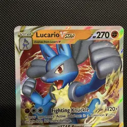 Lucario VSTAR Pokemon Sword & Shield Promo SWSH214 Promo Holofoil Near Mint - Image 3